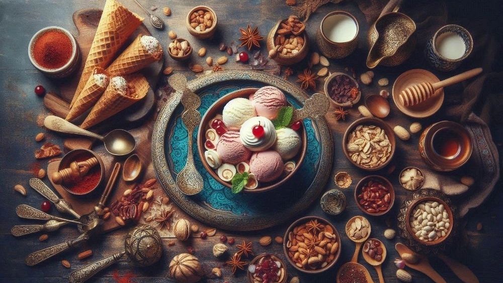 Traditional Tabriz Ice Cream: The Art of Saffron, Pistachio and Iranian Culture