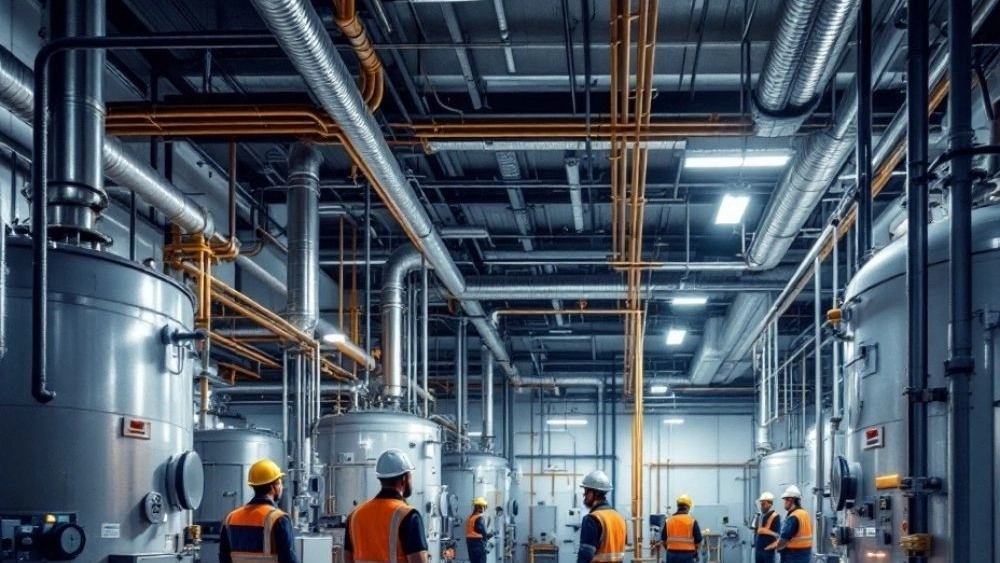 Design and implementation of boiler and hot oil motors in Tabriz: Improvement of energy productivity in industry