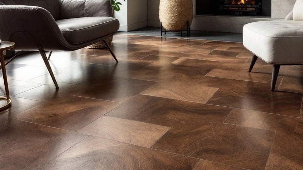 Buy integrated leather flooring at exceptional sales price