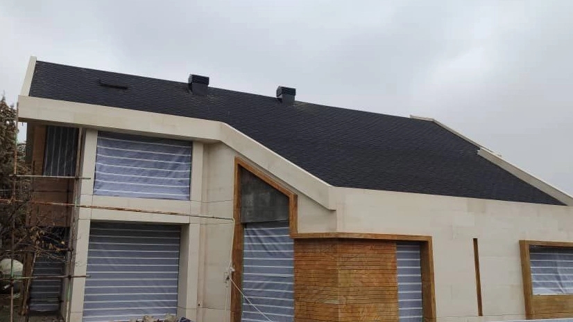 Iran cover, steep and shingle roof implementation in Tehran