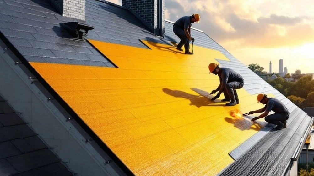 The steps of installation of isogam in Shirvan; The secret of rooftop insulation shelf life