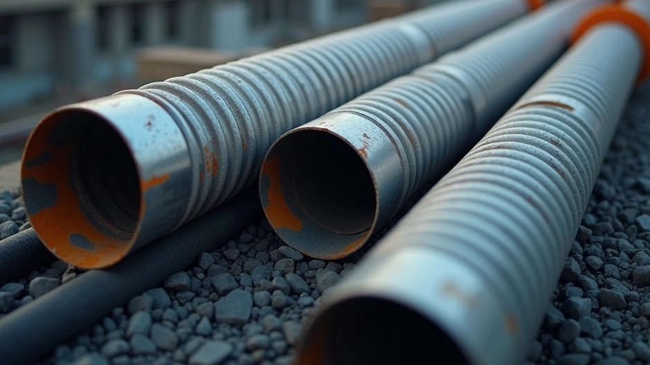 Why are spiral pipes a good choice for industrial and construction structures?