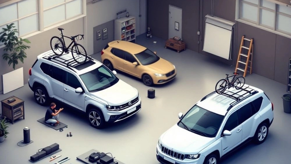 Construction of carrier installation for all types of cars in Karaj