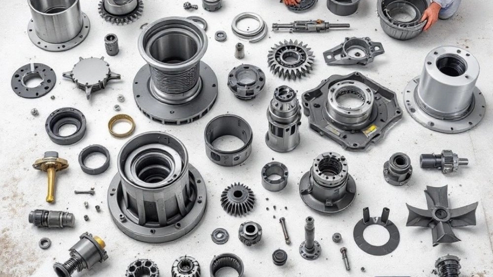 Mixer track pieces