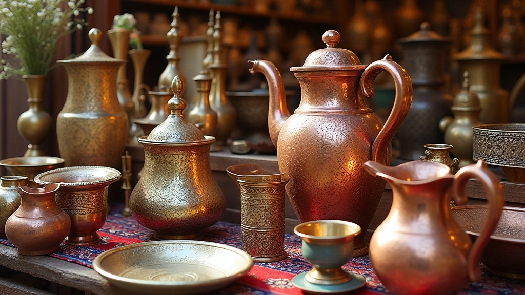 Isfahan's most fair copper and rice handicraft shop in Isfahan
