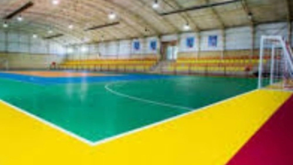 What is the gym flooring