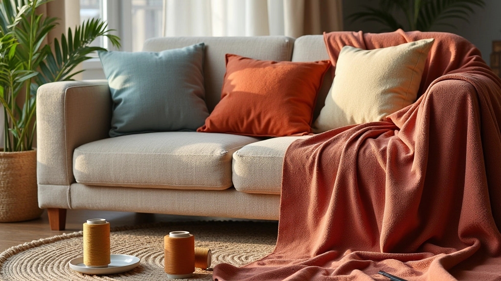 Sewing and producing sofa cover