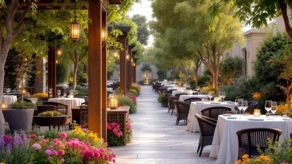 Atlas Sirjan Restaurant Garden