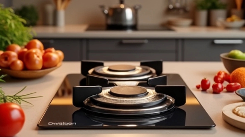 Single flame stove suitable for professional and home kitchens