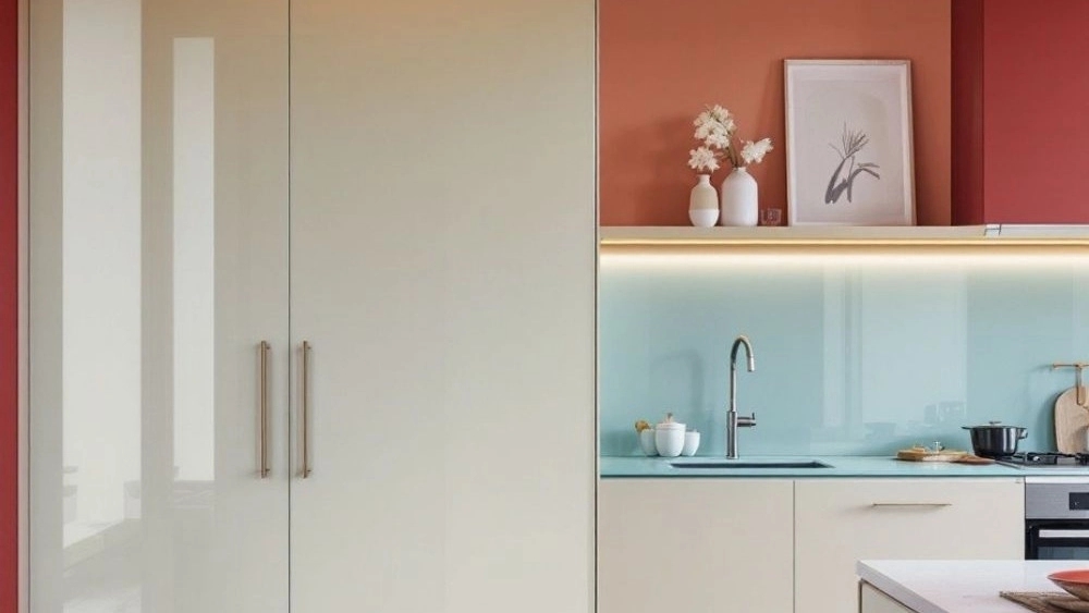 Buy Color Lacquer Glass, Modern Kitchen Wall and Wallpaper