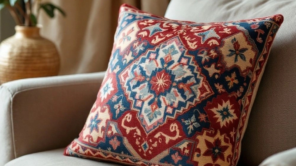 The back of the handmade in Bojnourd