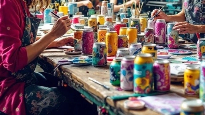 Cans and art: How to design a can's brand convey a brand message