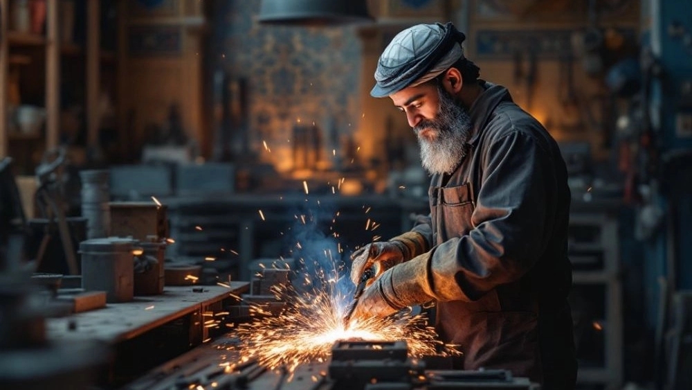 How does the welding in Isfahan guarantee the quality at a reasonable price?