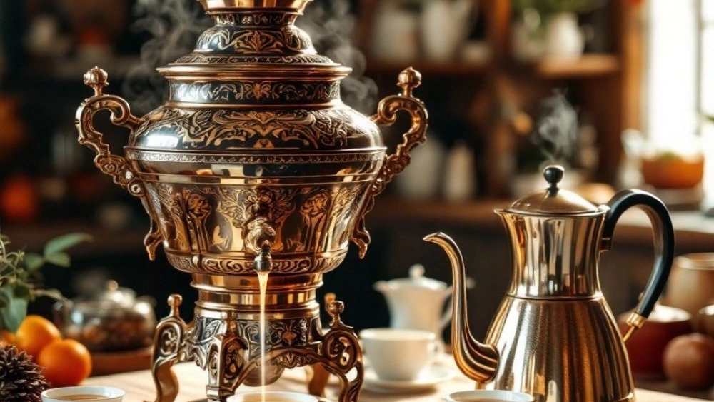 Buy samovar and kettle milk in Tehran