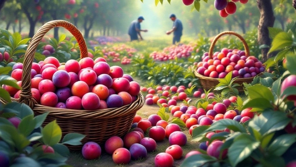 Major sales and plum exports