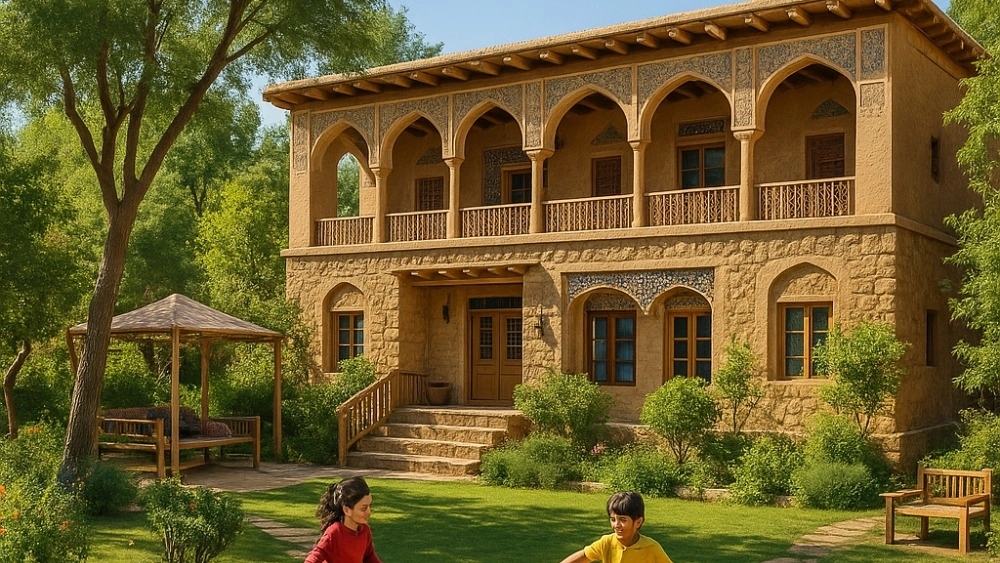 Why is Asif's Boom Residence in Bajistan recommended for family trips?