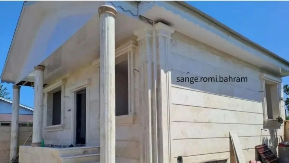 Professional implementation of stonework and building facade