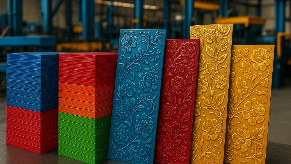 Production of colored and flowering sheets in Tehran