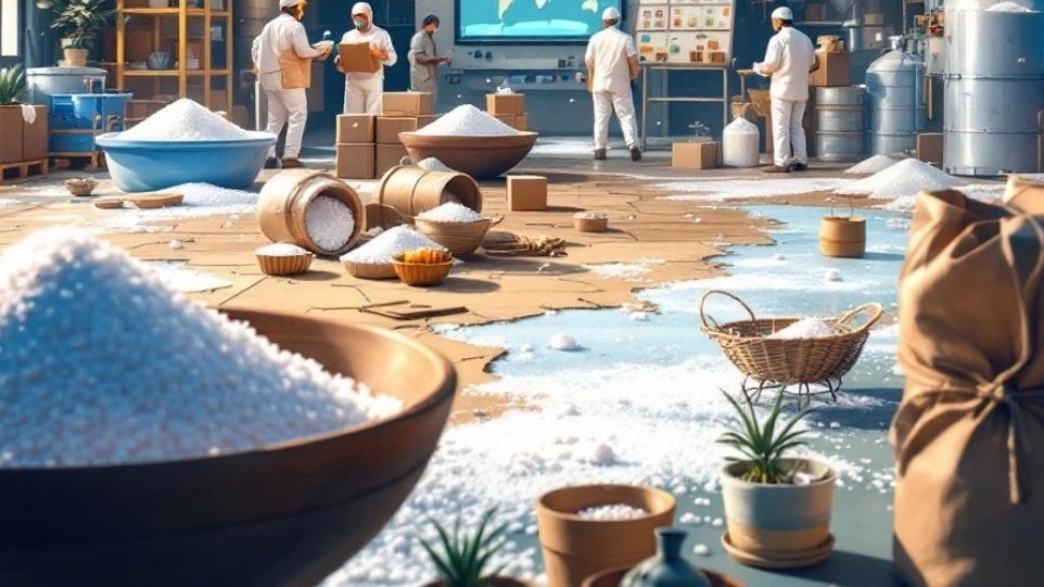 Benefits of sea salt export to neighboring countries from Tehran