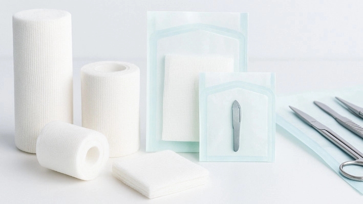 Why is it necessary to properly package the dressing supplies in the medical industry?