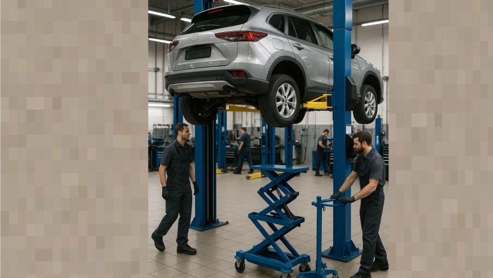 Car lift jacks: up -to -date technology and high security in car repairs