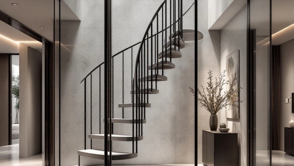 Alborz Step, Design and Production of screw, round and duplex stairs in Karaj