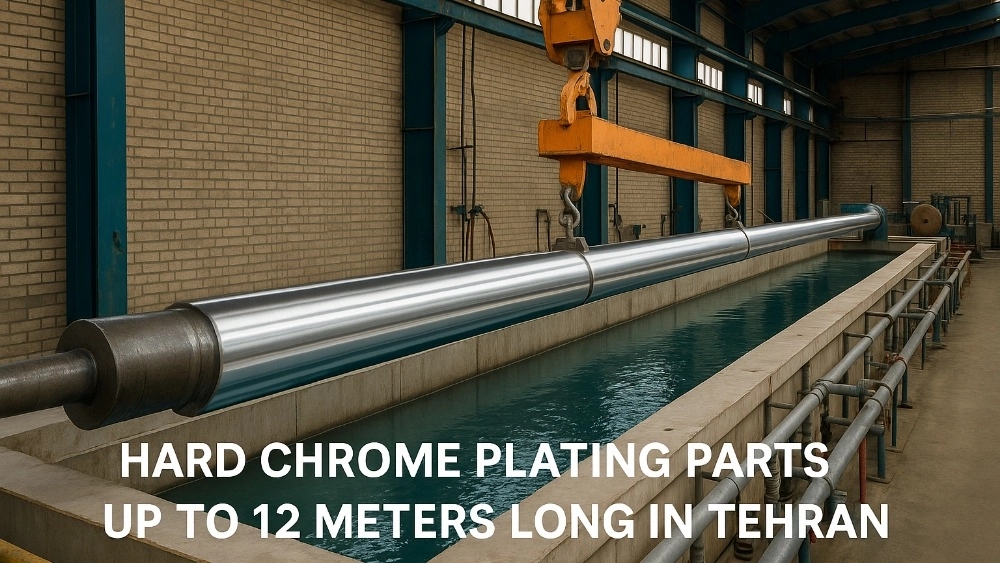 Production and sale of chrome shaft from 1 to 2 mm in diameter in Tehran