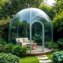 Azerbaijan Beautiful, Design of Bubble Plane of Glass and Kiosk in Tabriz