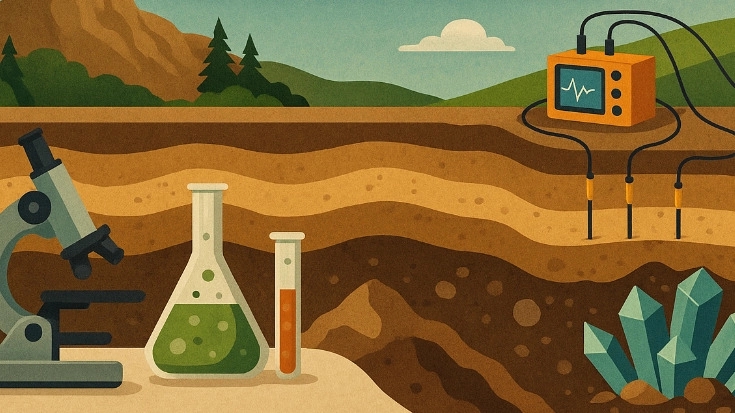 Geophysics and geochemicals: keys to discovering hidden resources and sustainable development