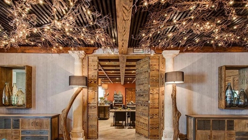 Wooden Decor, Cabinets and Interior and Exterior of the Building in Kashan