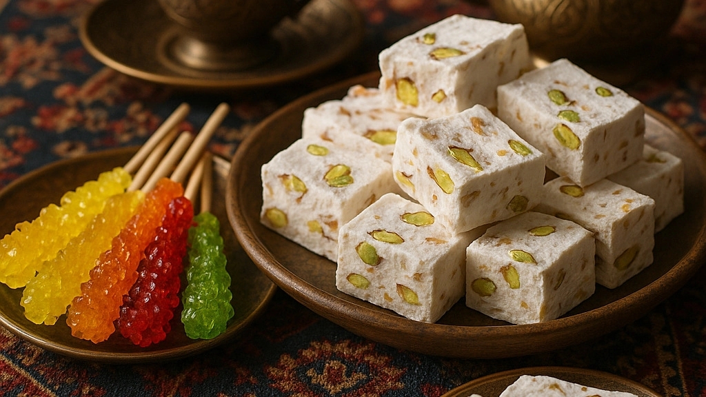 Candy and gaz; Original Iranian Souvenirs for International Trade with Mahanna Company
