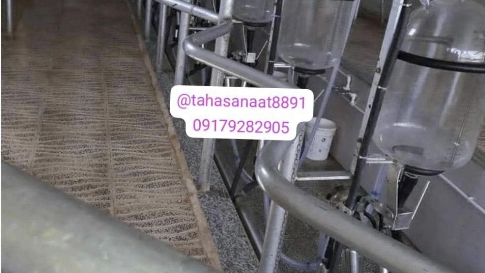 Construction of a milking box in Fars