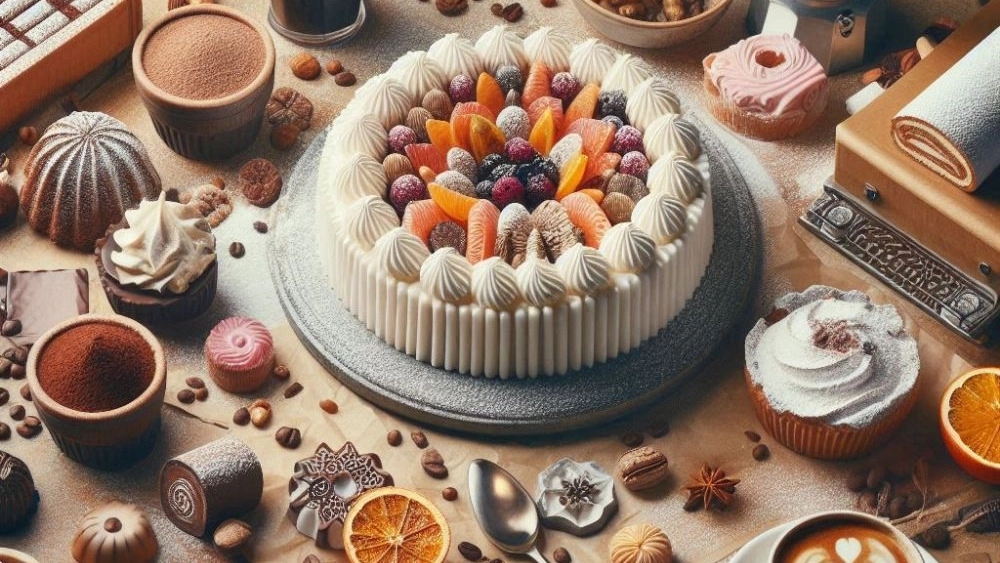 Popular pastry and cakes of the popular pastry workshop in Rasht