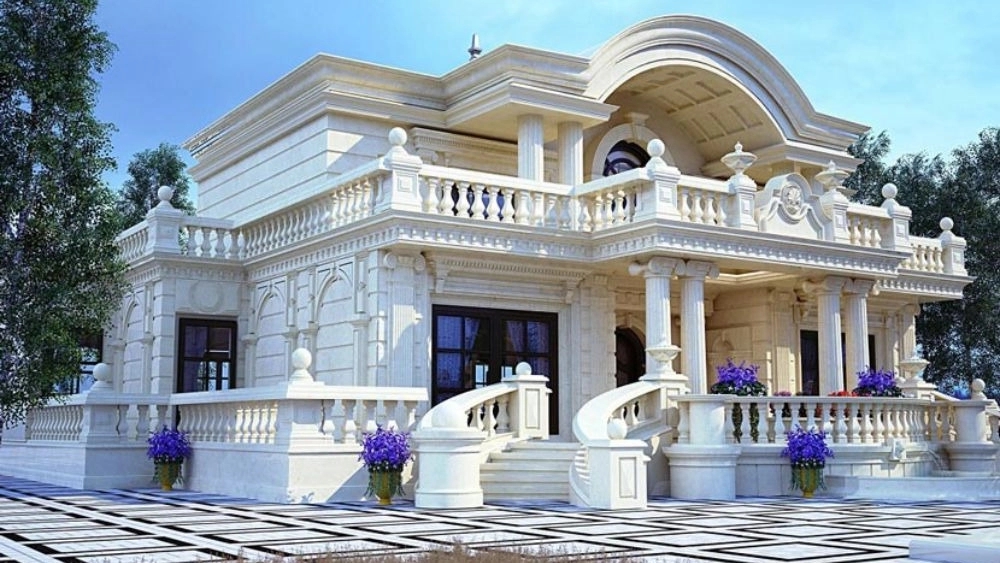 Pashazadeh decoration, classic facade design and interior decoration in Tabriz