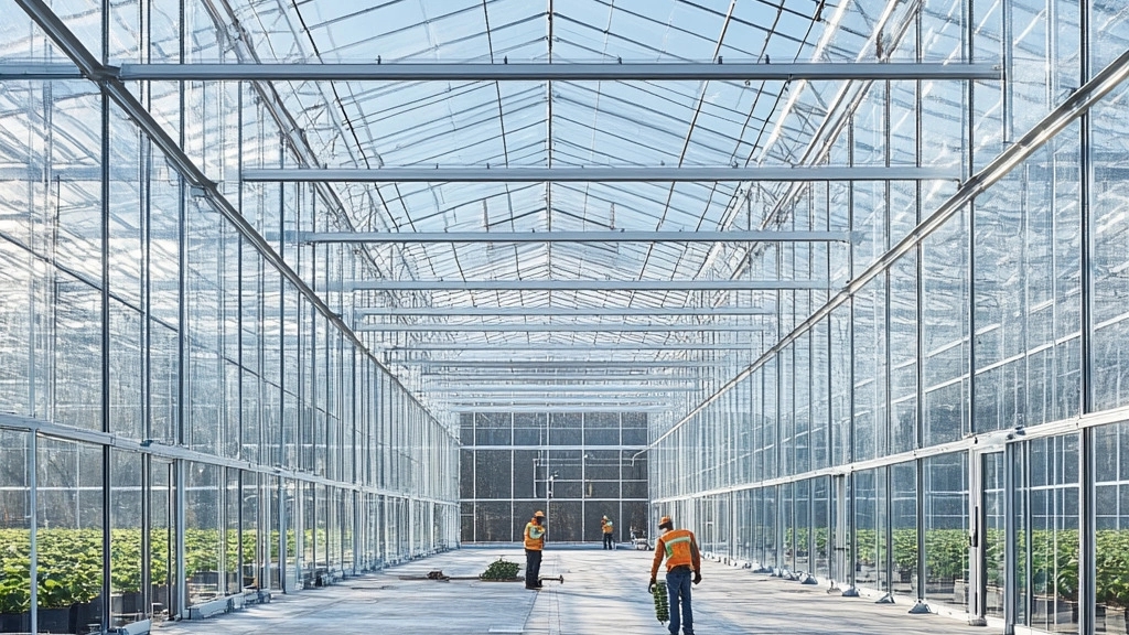 Modern and smart greenhouses in Tonekabon with