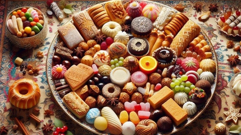 Introducing the best flour and non -flour pastry produced by Shirin Shadouneh Desert in Qom