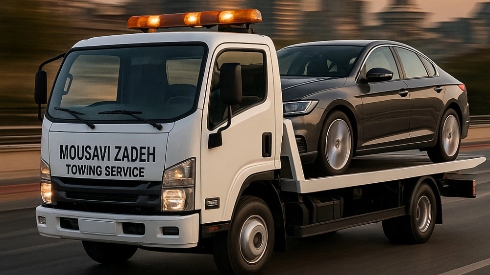 Mousavi Zadeh's towing towing: The fastest car rescue in Rabat Karim, Tehran