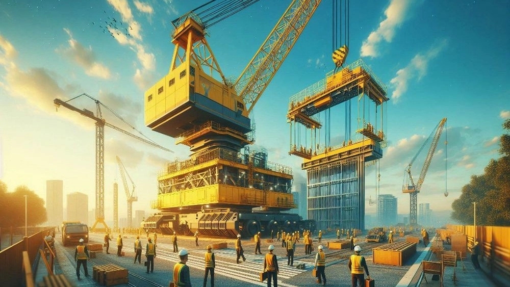 Why is the techno crane industries in the pioneer in the construction and sale of ceiling and gate cranes in Tehran?