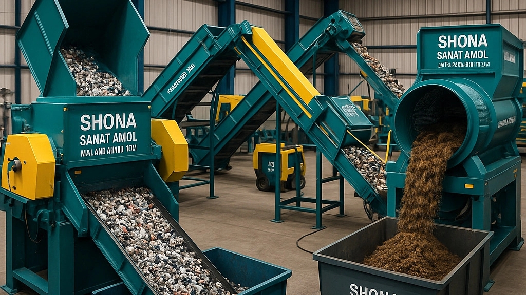 Buying industrial recycling machines in Mazandaran from Shoa Sanat Amol
