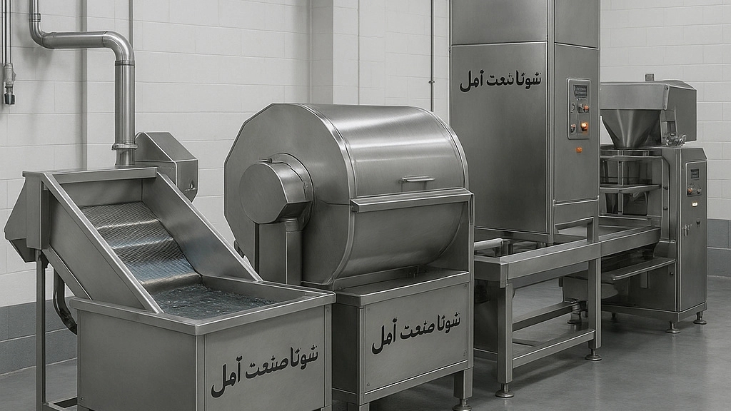 Types of Food Industry Machinery produced by Amol Industry