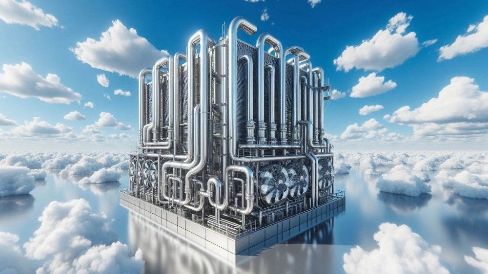 The refrigerator condenser in Kashan