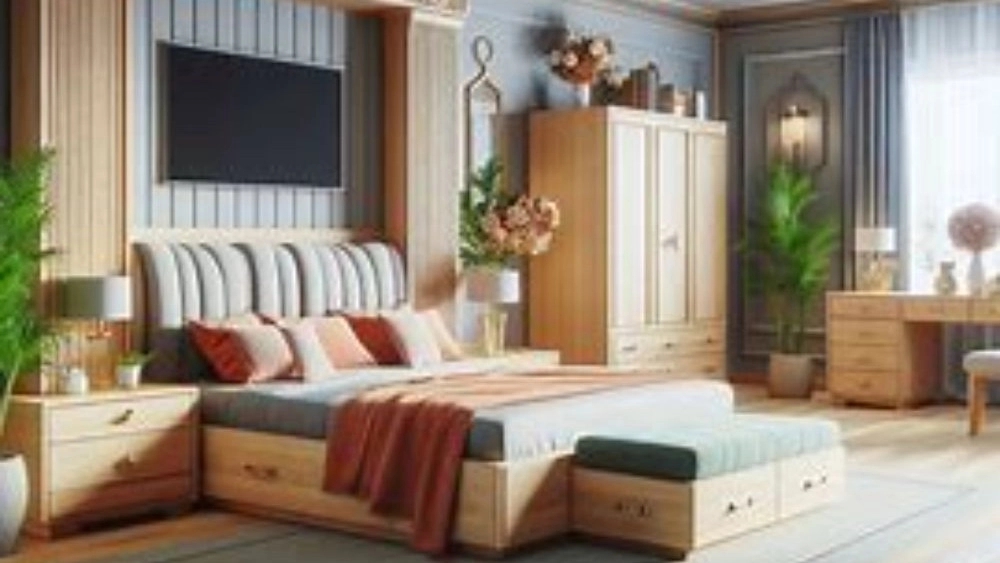 Manufacturer of the latest models of bed, wardrobe and wooden set, MDF, PVC