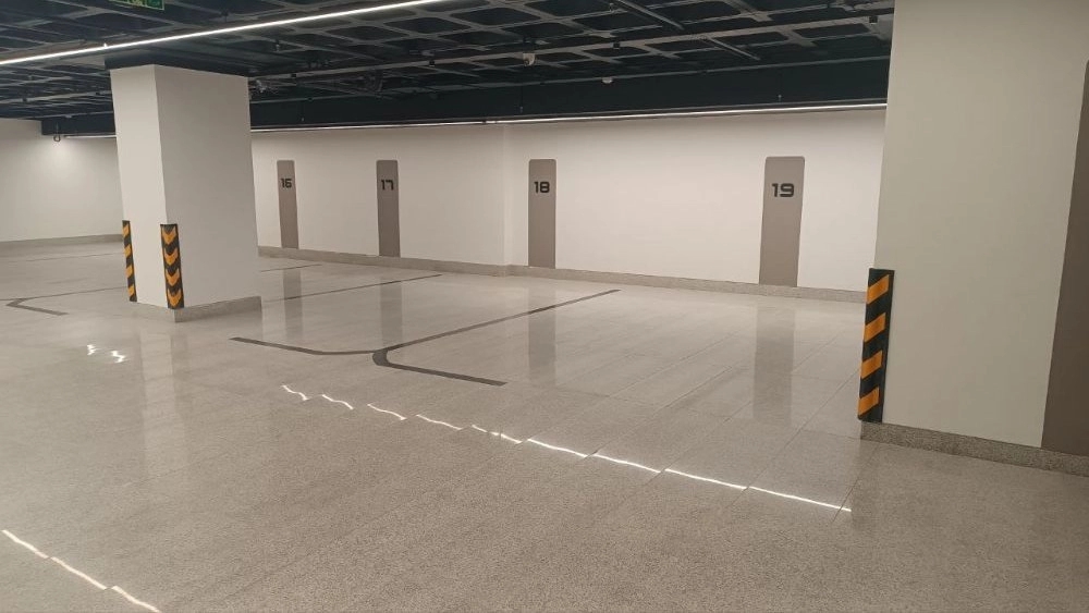 Maroon Parking Line