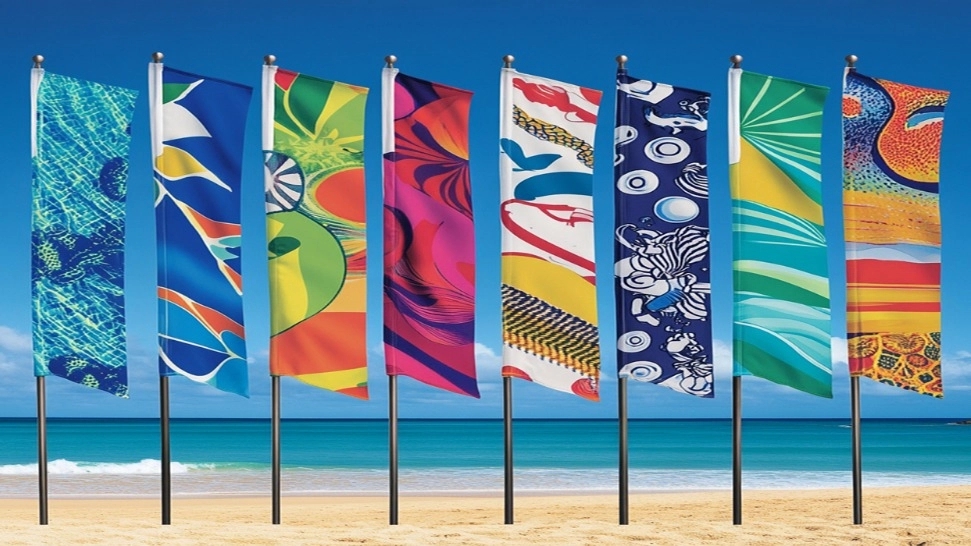 Jalali Printing and Advertising, Printing of Coastal Flags in Maragheh