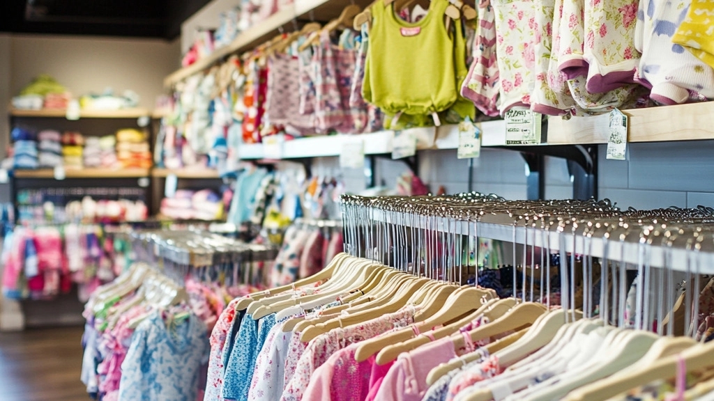 Simsoni Ni Market, Sale of Teen Baby Dresses in Bushehr