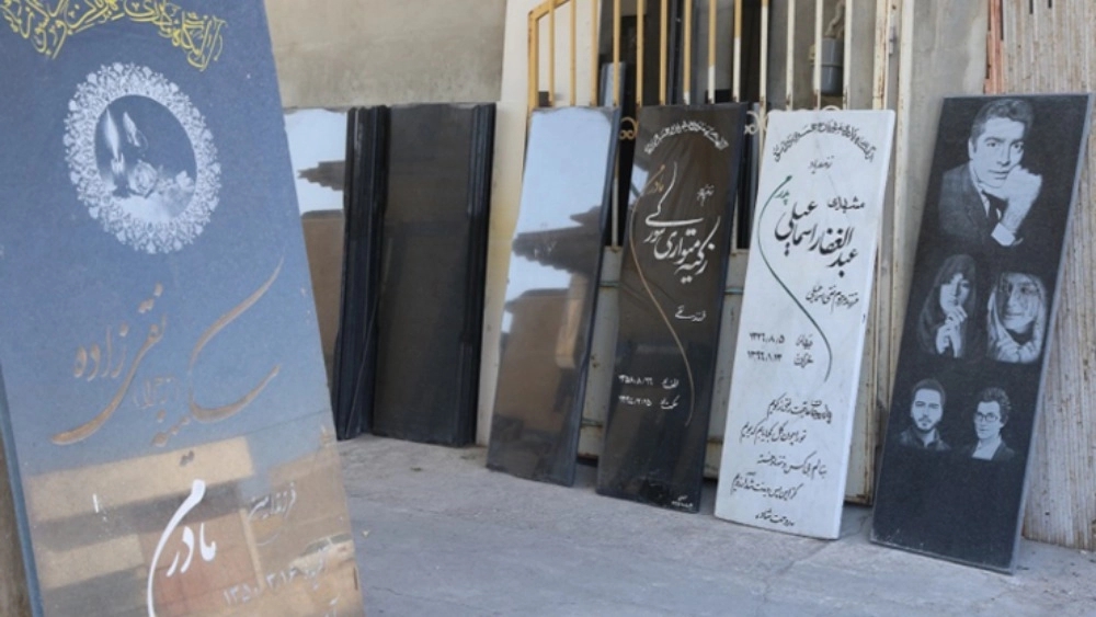 Heavenly Tomb Stone, Design and Printing of Full Colored Tomb Stone in Kermanshah