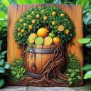 Southern citrus fruits, sale of sweet lemon juice in Rudan Hormozgan