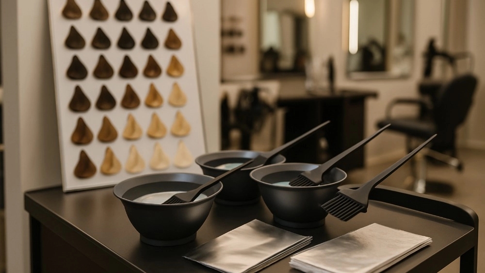 Aref Nikzatat Beauty Salon, Presentation of Colors and Lights and Creatine in Sari