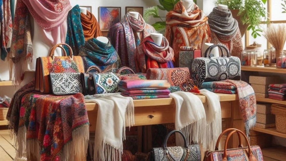Shawl Parseh Shop in Chalus Buy Shawl, Scarf and High Quality Women's Bag