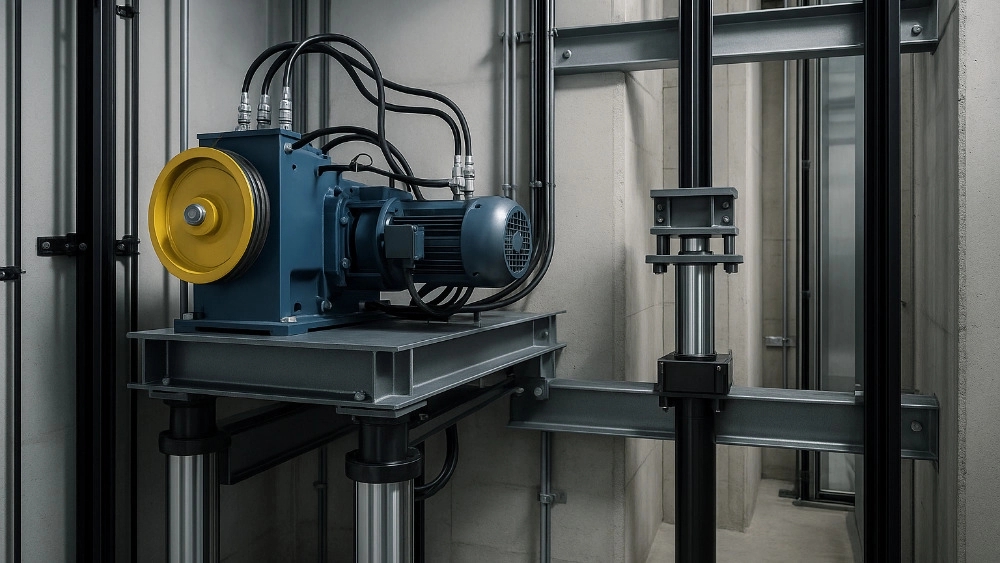Installation and production of hydraulic elevator in Mashhad